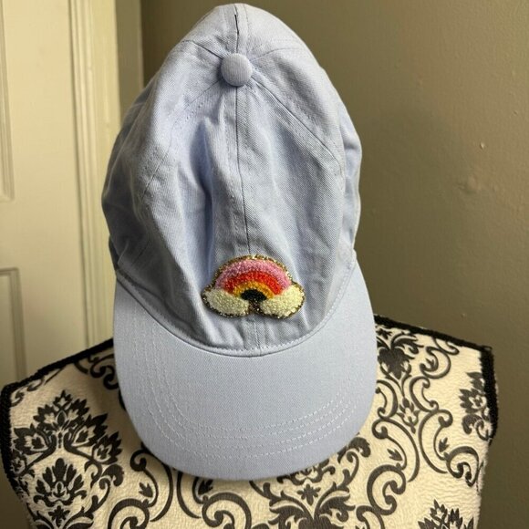DAVID & YOUNGRainbow Patch Trucker Hat In blue - Picture 1 of 6